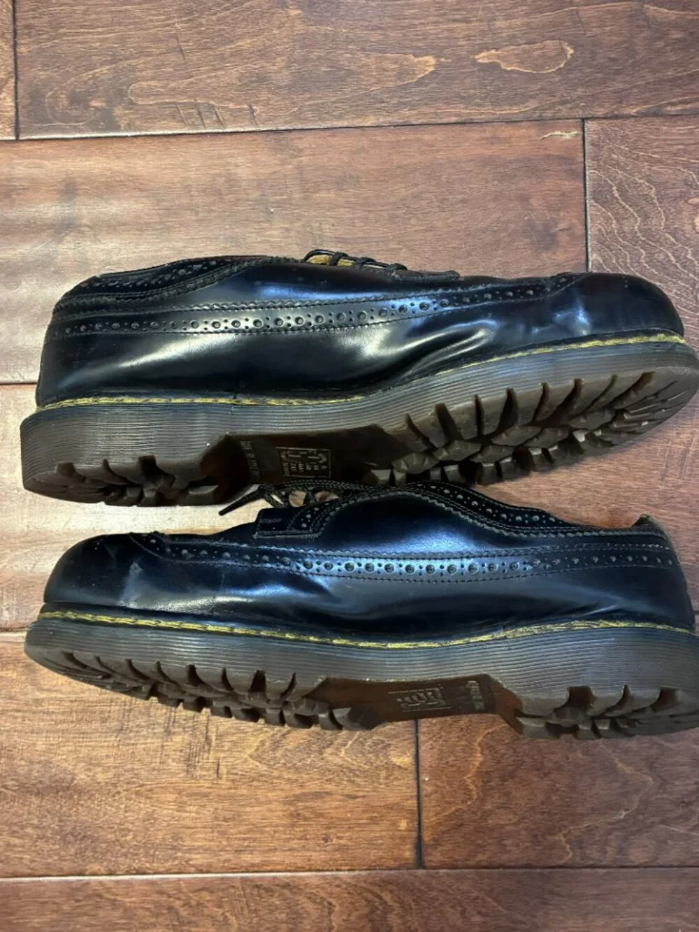 Doc Marten Brogue Wingtips UK10 Black